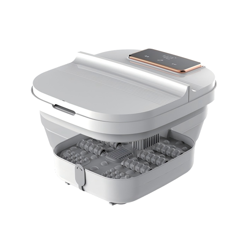 Masseur de bain spa pour les pieds avec bordure en or blanc contrôlé par ordinateur （GY-715E）